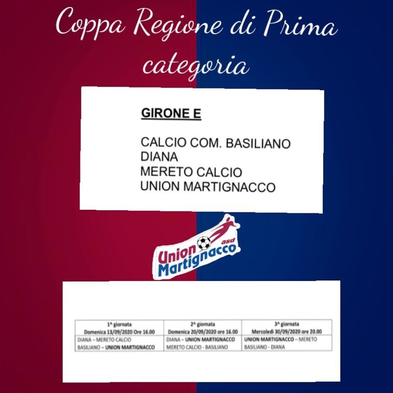 COPPA prima categoria friuli